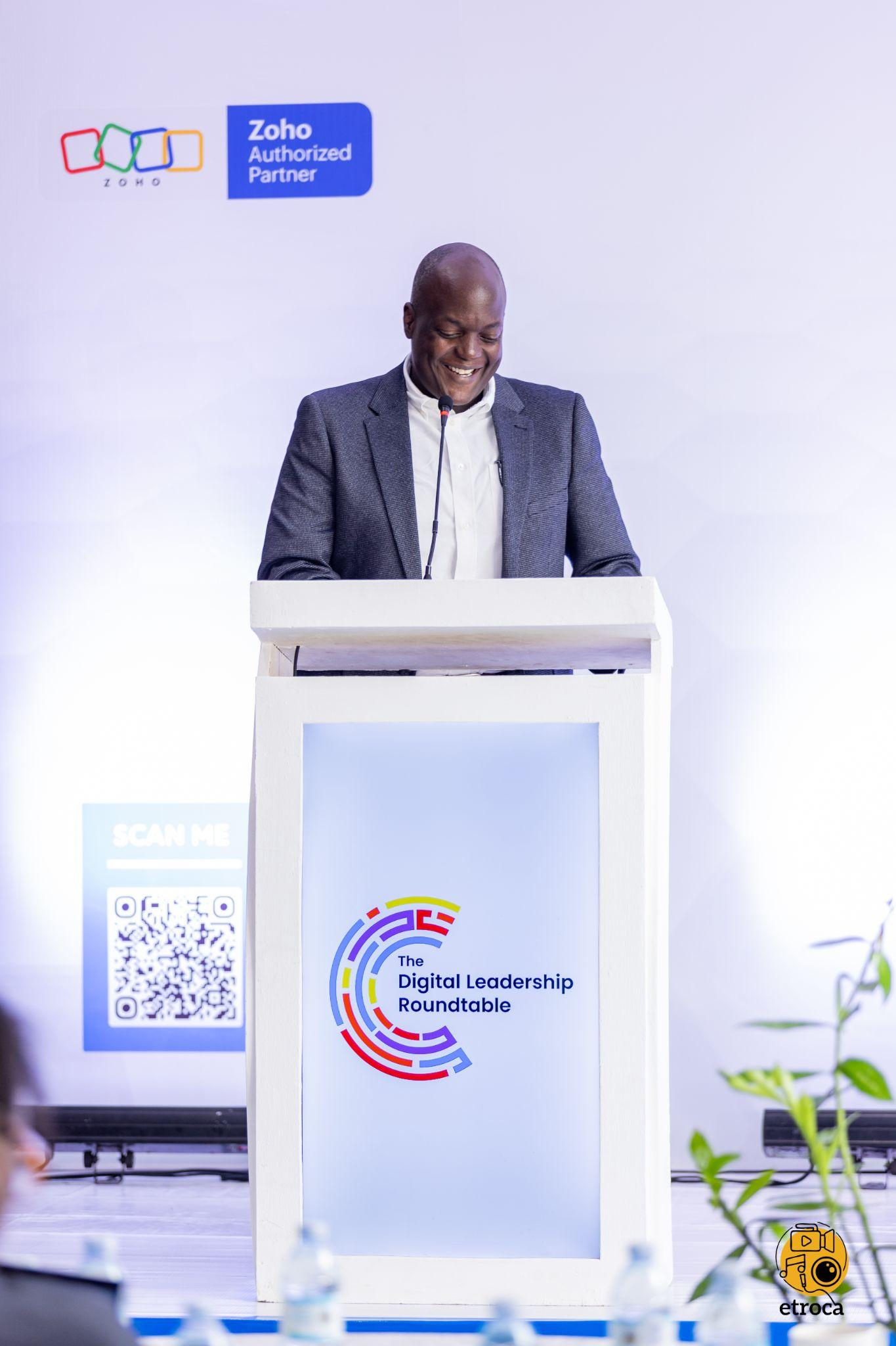 Paul Rumanda Rugambwa, CHRO, COO and President of HRMAU, delivering the keynote address